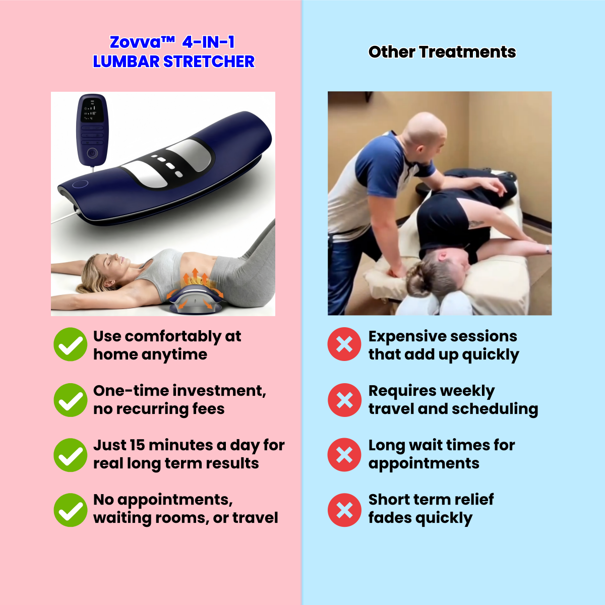 Zovva™ 4-IN-1 INTELLIGENT LUMBAR STRETCHER